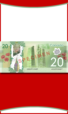 Free Canadian-theme blank banner 240x400