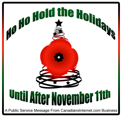 Respect Remembrance Day and Still Beat Online Holiday Shopping Deadlines
