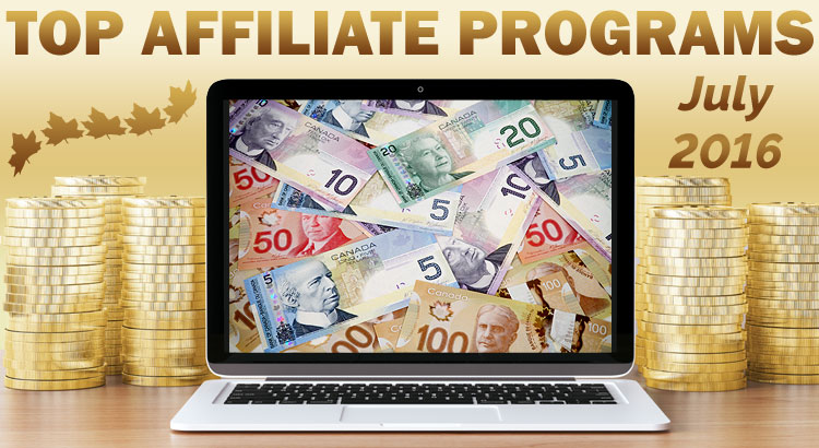 Top 10 Earning Affiliate Programs for July, 2016